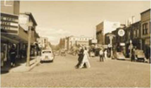 Historic downtown storefronts